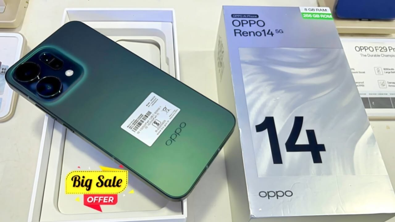 Oppo Reno 14 Pro 5G – 200MP AI Triple Camera, 7800mAh Battery & 120Hz AMOLED Display, Order Now!